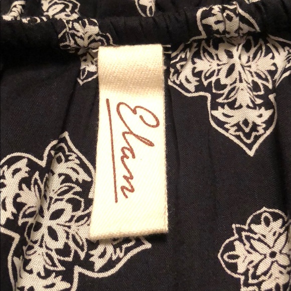 Elan Black and white print dress. - Picture 5 of 8